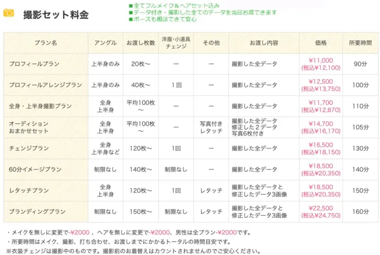 池袋にある宣材写真の撮影におすすめな写真スタジオ5選05