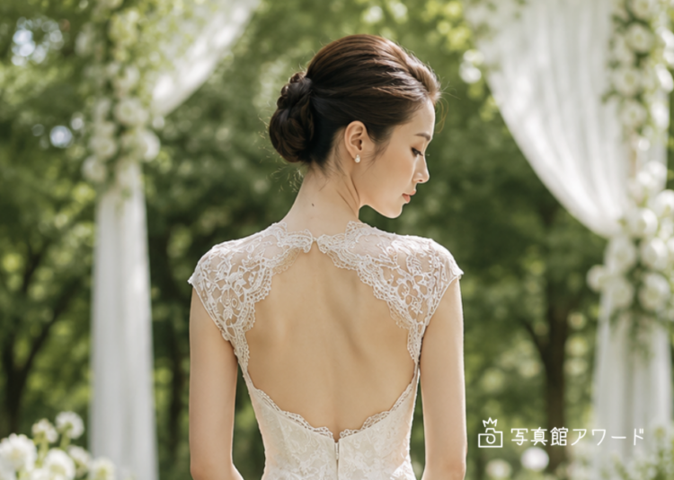 花嫁に人気のクラシカルヘア!フォトウェディング映えするクラシカルヘアを紹介9