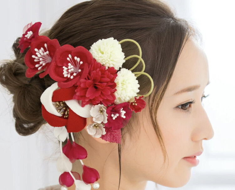 卒業袴写真のハーフアップアレンジ！簡単なやり方＆人気髪飾りを紹介12