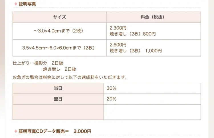 八王子・立川にある中・高受験用証明写真におすすめの写真館5選14