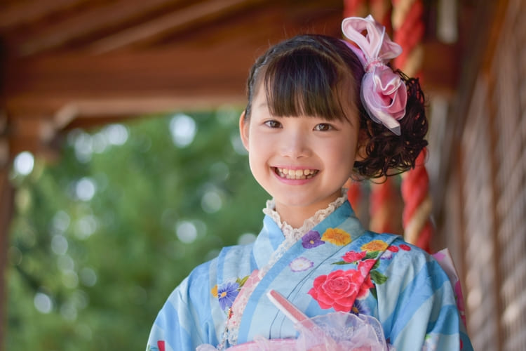 7歳女の子の七五三写真を徹底解説!撮影時期・服装・髪型1
