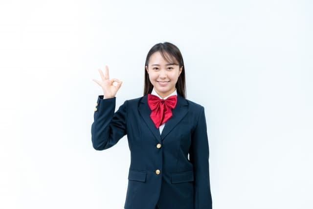 高校受験写真の「服装」は制服がおすすめ!正しい着こなし方も紹介4