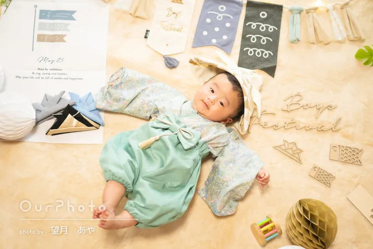 自宅で初節句の記念写真を撮影する方法を解説！簡単におしゃれに撮る方法を紹介7