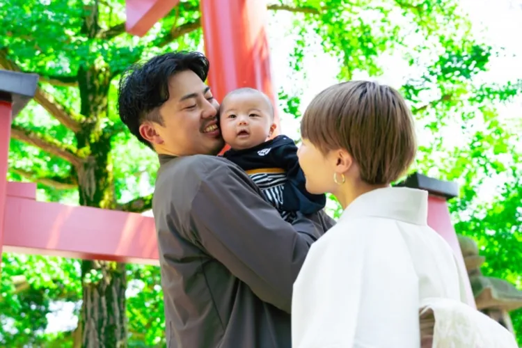 お宮参り写真は家族で撮った方が良いの？家族全員で撮る方法や注意点1